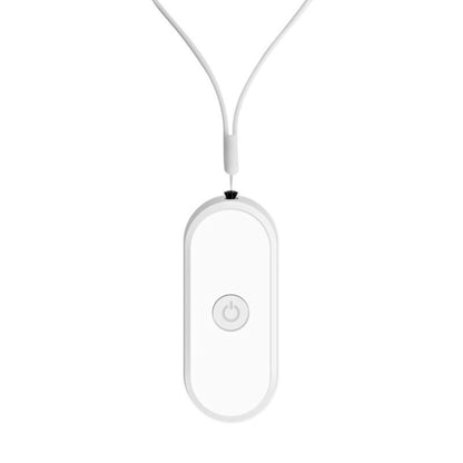 EP206 Hanging Neck Negative Ion Necklace Air Purifier(White) by bashfashion