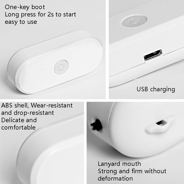 EP206 Hanging Neck Negative Ion Necklace Air Purifier(Black) by bashfashion