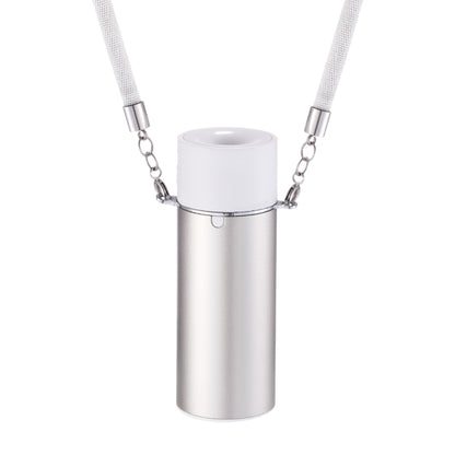 EP205 Portable Air Purifier Negative Ion Necklace Hanging Collar Purifier(Silver) by bashfashion