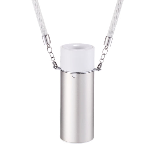 EP205 Portable Air Purifier Negative Ion Necklace Hanging Collar Purifier(Silver) by bashfashion