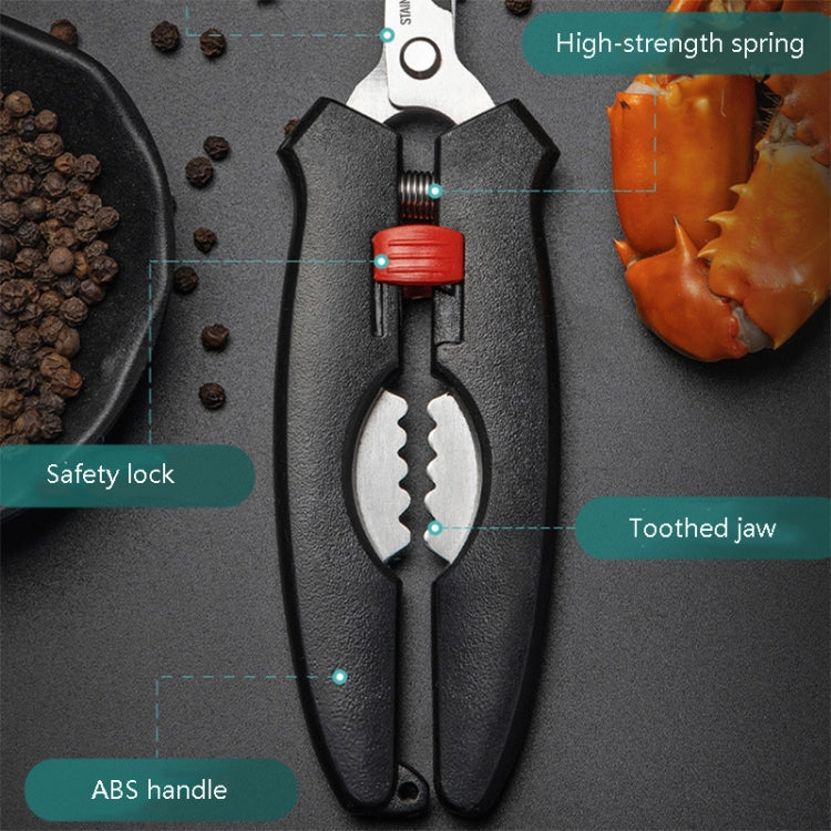 Crab Tool 304 Stainless Steel Crab Fork Crab Scissors Crab Needle,Style: 2 Fork 1 Knife 1 Box by bashfashion