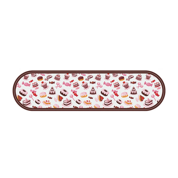 PVC Kitchen Non-Slip Floor Stickers Thickened Stickers Household Waterproof Floor Mats, Specification: 40x150cm(PFT-001) by bashfashion