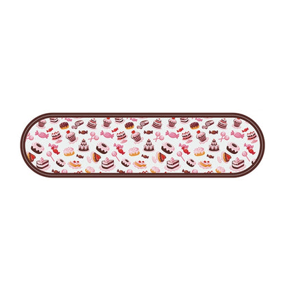 PVC Kitchen Non-Slip Floor Stickers Thickened Stickers Household Waterproof Floor Mats, Specification: 40x150cm(PFT-001) by bashfashion