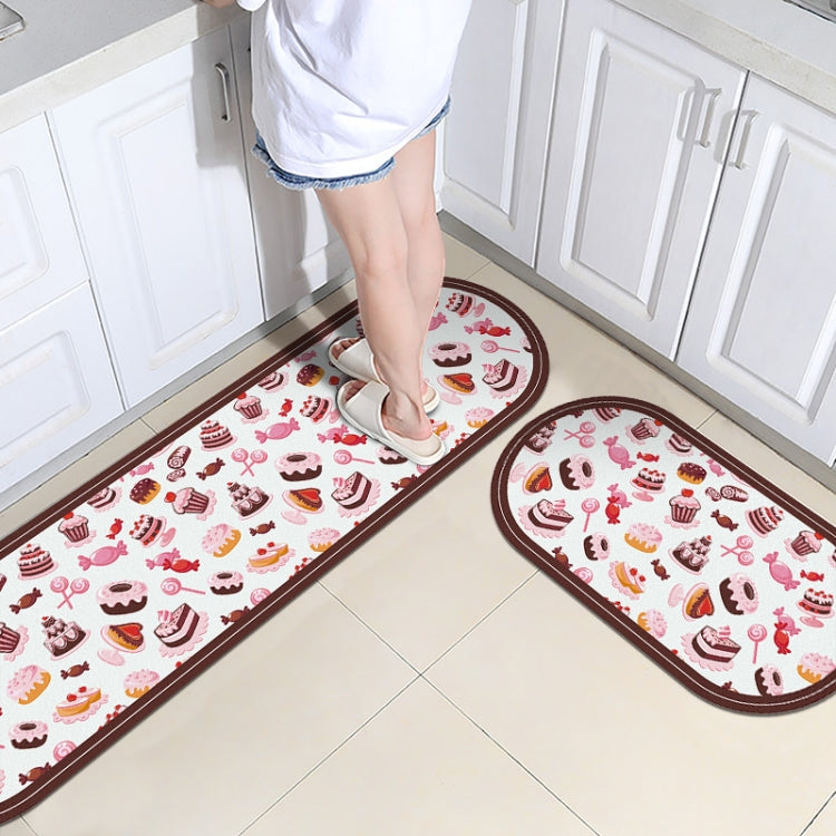 PVC Kitchen Non-Slip Floor Stickers Thickened Stickers Household Waterproof Floor Mats, Specification: 40x150cm(PFT-001) by bashfashion