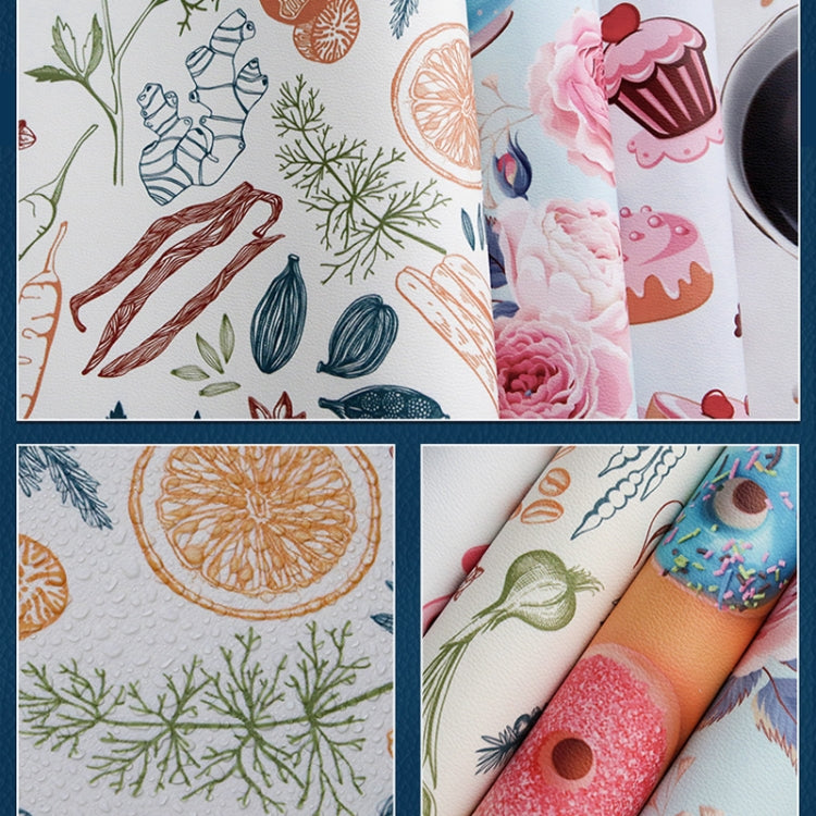 PVC Kitchen Non-Slip Floor Stickers Thickened Stickers Household Waterproof Floor Mats, Specification: 40x150cm(PFT-001) by bashfashion