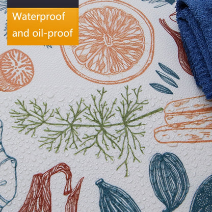 PVC Kitchen Non-Slip Floor Stickers Thickened Stickers Household Waterproof Floor Mats, Specification: 40x150cm(PFT-001) by bashfashion