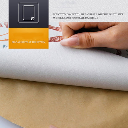 PVC Kitchen Non-Slip Floor Stickers Thickened Stickers Household Waterproof Floor Mats, Specification: 40x150cm(PFT-001) by bashfashion