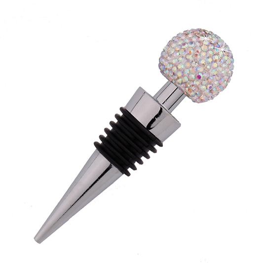 Crystal Ball Red Wine Stopper Diamond Zinc Alloy Metal Sealed Wine Cork(AB) by bashfashion