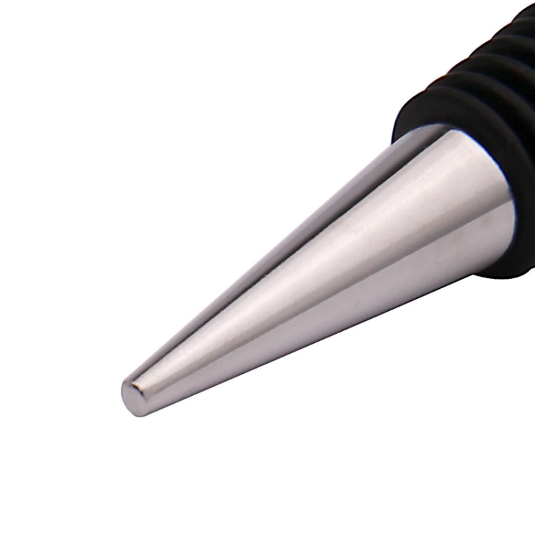 Crystal Ball Red Wine Stopper Diamond Zinc Alloy Metal Sealed Wine Cork(White) by bashfashion