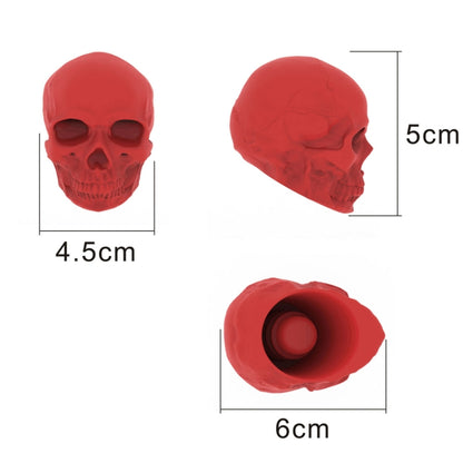 Skull Silicone Leak-Proof Fresh-Keeping Wine Stopper(Deep Red) by bashfashion