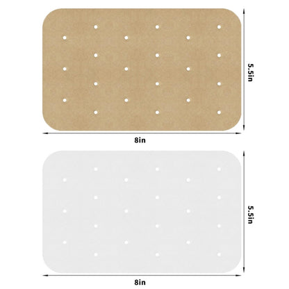 200 PCS 0303-1 Household Multifunctional Air Fryer Oil Absorbing Paper(White without Holes) by bashfashion