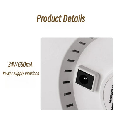 UFO Water Drop Aromatherapy Humidifier Desktop Remote Control Diffuser, Plug: EU Plug(White) by bashfashion