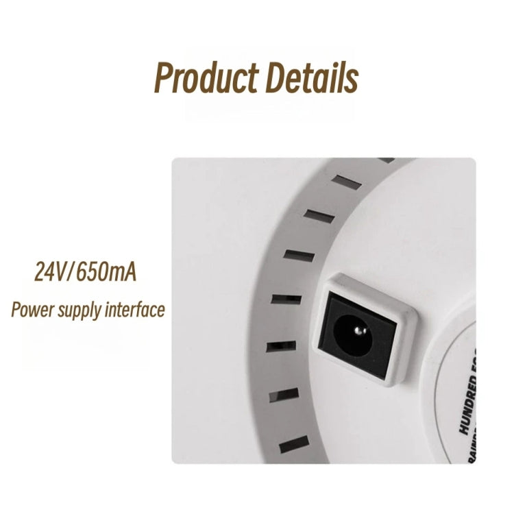 UFO Water Drop Aromatherapy Humidifier Desktop Remote Control Diffuser, Plug: US Plug(White) by bashfashion