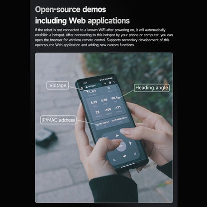 Waveshare WAVE ROVER Flexible Expandable 4WD Mobile Robot Chassis, Onboard ESP32 Module(EU Plug) by Waveshare