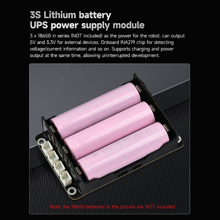 Waveshare WAVE ROVER Flexible Expandable 4WD Mobile Robot Chassis, Onboard ESP32 Module(EU Plug) by Waveshare