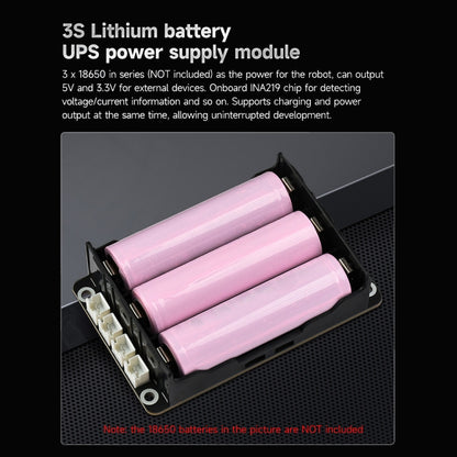 Waveshare WAVE ROVER Flexible Expandable 4WD Mobile Robot Chassis, Onboard ESP32 Module(EU Plug) by Waveshare