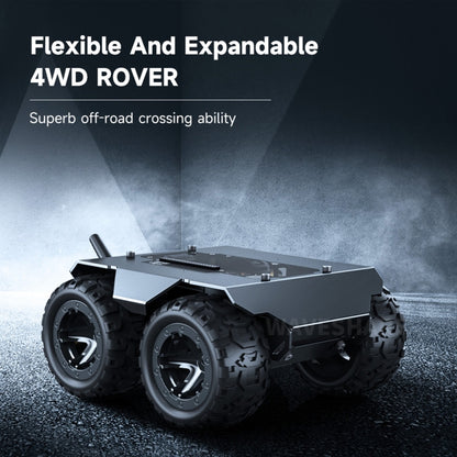 Waveshare WAVE ROVER Flexible Expandable 4WD Mobile Robot Chassis, Onboard ESP32 Module(EU Plug) by Waveshare