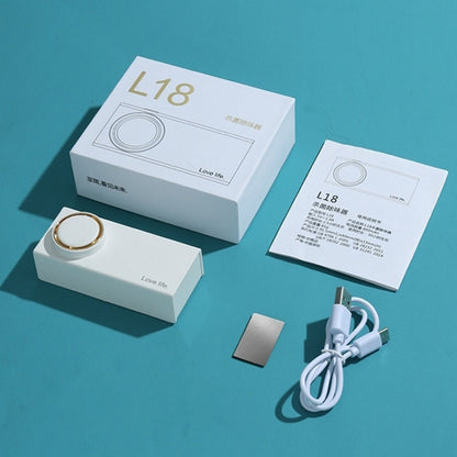 L18 Refrigerator Deodorizer Sterilization Deodorization Odor Preservation Small Household Car Air Purifier(White) by bashfashion