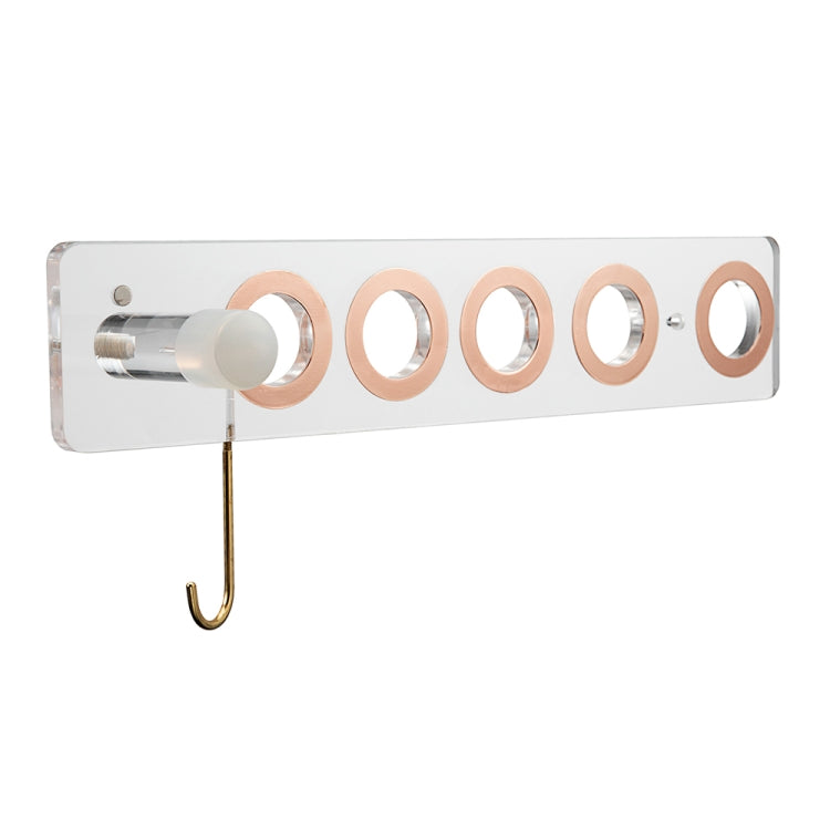 JD01 Punch-Free Hange Acrylic Hair Dryer Storage Bracket For Dyson Hair Dryer(Transparent) by bashfashion