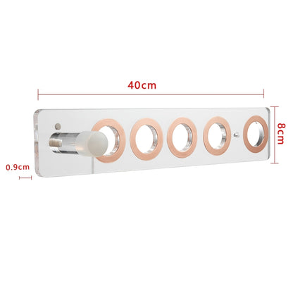 JD01 Punch-Free Hange Acrylic Hair Dryer Storage Bracket For Dyson Hair Dryer(Transparent) by bashfashion