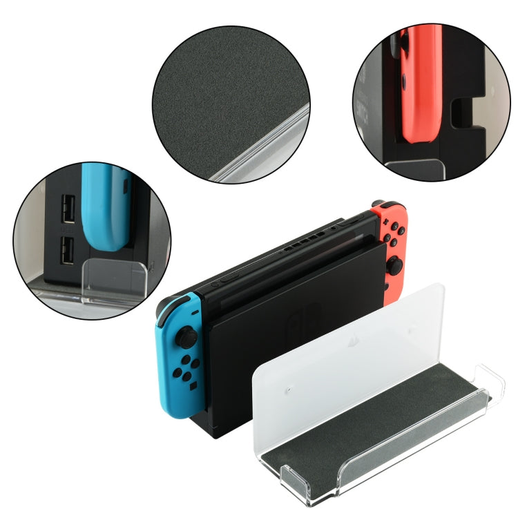 Game Console Wall Storage Bracket Game Console Accessories Storage Rack For Nintendo Switch(Black) by bashfashion