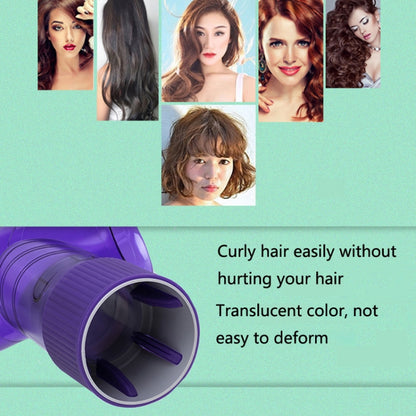 Curly Hair Hook Automatic Wave Curling Magic Hair Roller(Purple) by bashfashion