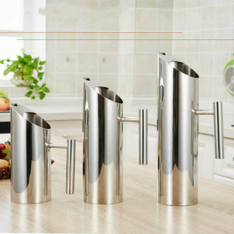 Bar Cocktail Pot Stainless Steel Straight Tie Pot Cold Kettle Juice Pot Coffee Pot, Capacity: 1.5L by bashfashion