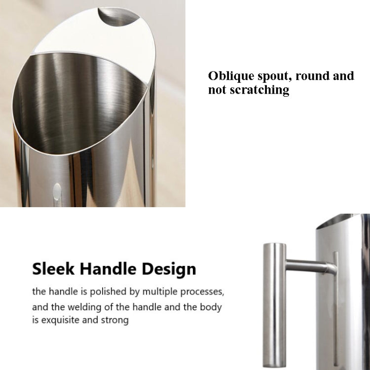 Bar Cocktail Pot Stainless Steel Straight Tie Pot Cold Kettle Juice Pot Coffee Pot, Capacity: 1.5L by bashfashion