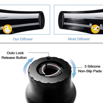 G8 Universal Hair Diffuser Adaptable For Blow Dryers with Rotatable Design Curly Hair Large Wind Hood(Black) by bashfashion
