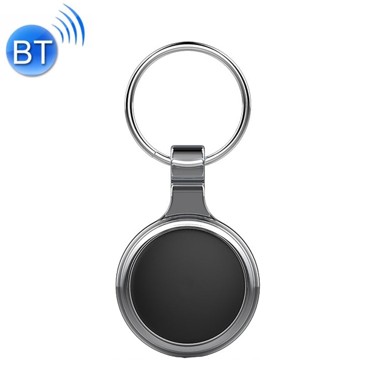 T1 Intelligent Bluetooth 5.0 Locator Bidirectional Alarm Tracker with Keychain(Black) by bashfashion