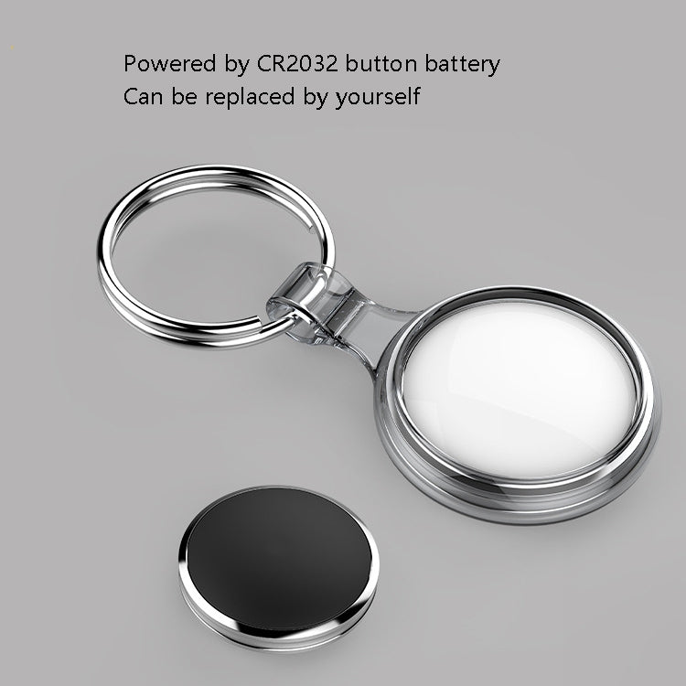 T1 Intelligent Bluetooth 5.0 Locator Bidirectional Alarm Tracker with Keychain(Black) by bashfashion