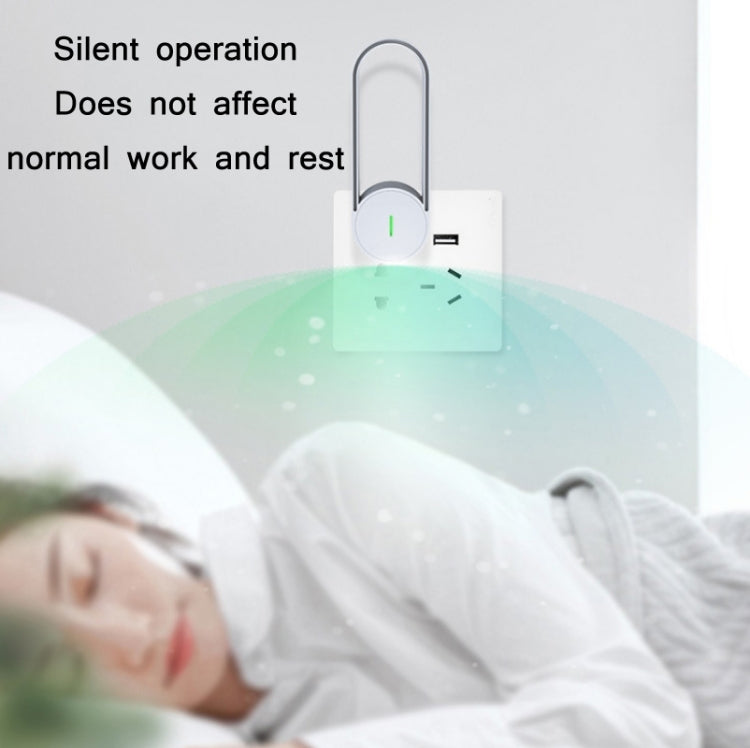 USB Plug-In Negative Ion Air Purifier Odor Deodorizer(Blue) by bashfashion