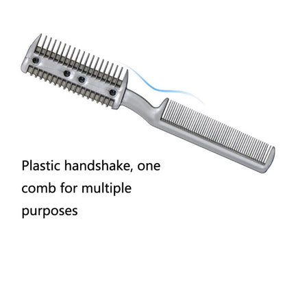 92502 2 PCS Pet Cleaning Dead Hair Hair Removal Knife Soft Hair Removal Comb by bashfashion