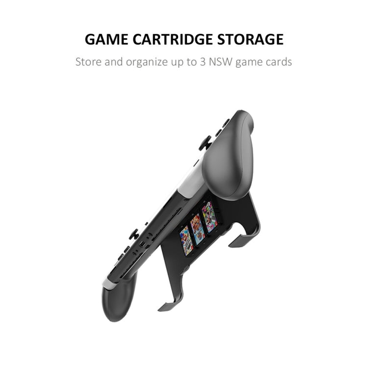 JYS NS218 Multifunctional Game Console Integrated Protective Case With Grip For Switch OLED(White) by JYS