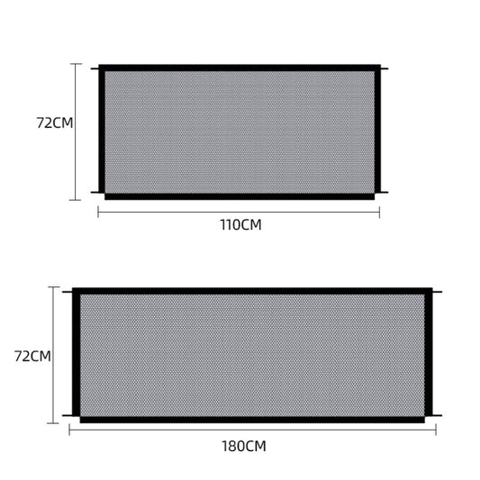 Pet Protective Fence Dog Isolation Net, Size： 110x72cm by bashfashion