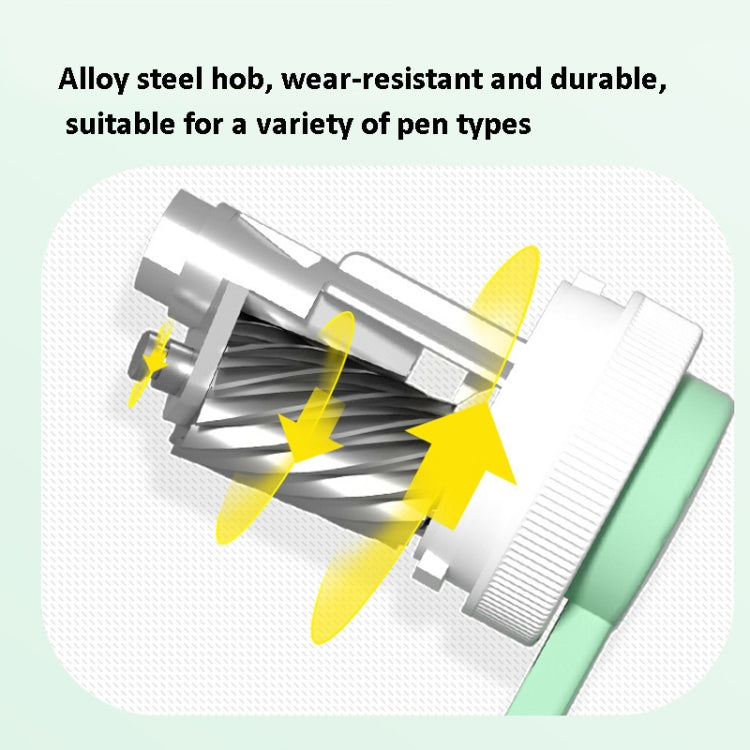 Deli 71169 Student Automatic Pen Pencil Sharpener Manual Pencil Sharpener(Cute Pink) by Deli