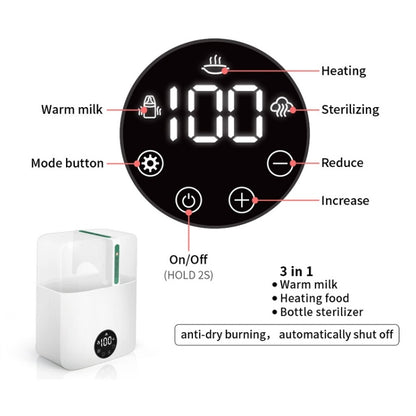 Cmbear ZRN-0803 Baby Bottle Sterilizer Food Warmer(EU Plug) by Cmbear