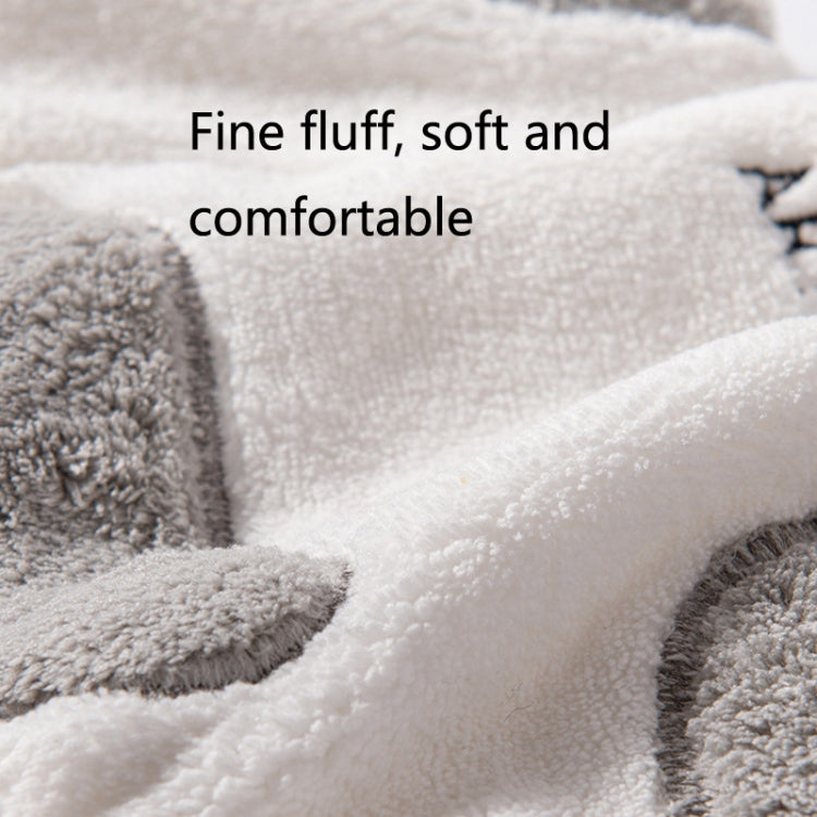 Home Kitchen Bathroom Cute Cat Hand Towel(Grey) by bashfashion