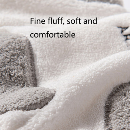 Home Kitchen Bathroom Cute Cat Hand Towel(Yellow) by bashfashion