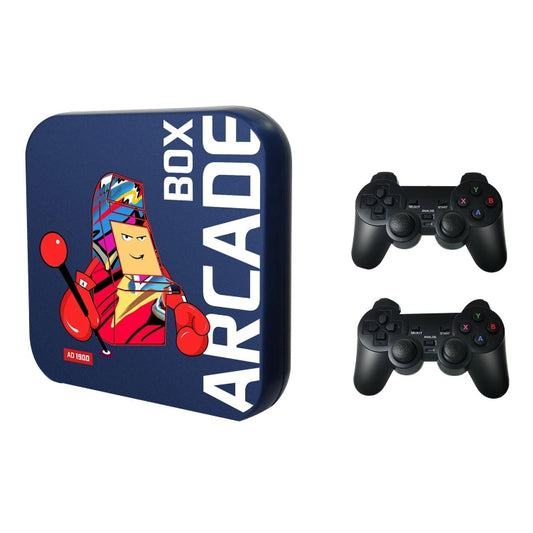 Arcade Box 64G Wireless Video Game Machine Box 4K HD Display For PS1/PSP/N64/DC, UK Plug by bashfashion