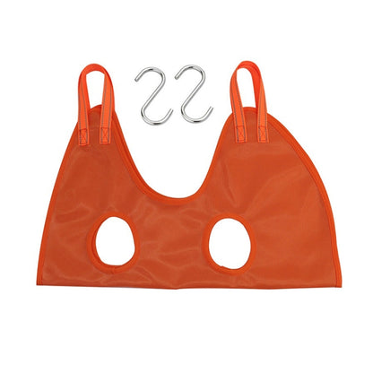 Small & Medium Pet Grooming Polyester Hanging Hammock, Size： L(Orange) by bashfashion