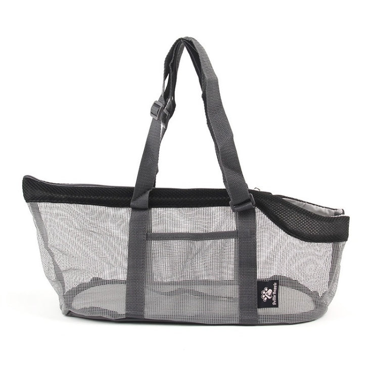 Pttie Baggie Panoramic Breathable Dog Outing Handbag(0901A Grey + Black) by Pttie Baggie
