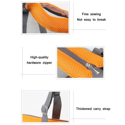 Pttie Baggie Panoramic Breathable Dog Outing Handbag(0901A Grey + Black) by Pttie Baggie