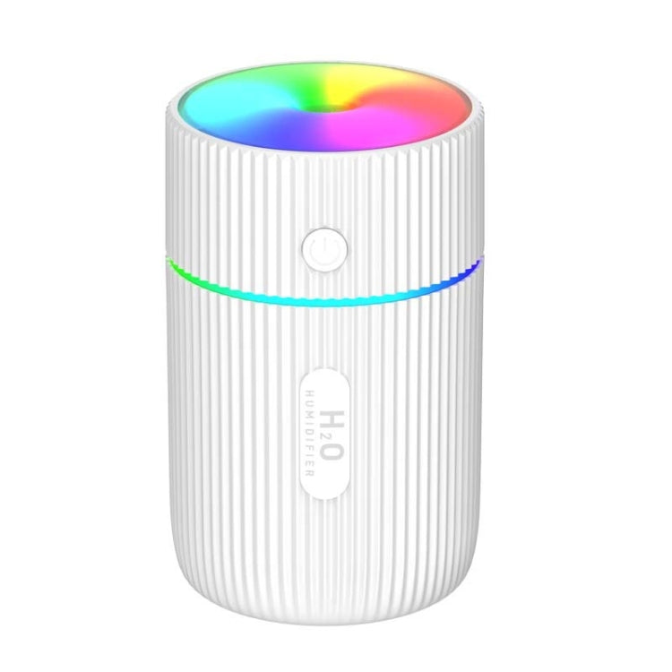Colorful Cup Humidifier USB Mini Car Air Purifier(White) by bashfashion