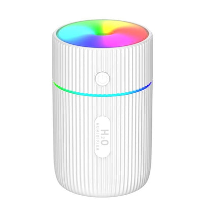 Colorful Cup Humidifier USB Mini Car Air Purifier(White) by bashfashion