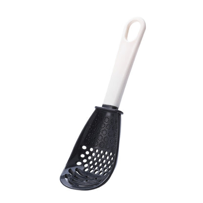 Kitchen Grinding And Draining Spoon(Black) by bashfashion