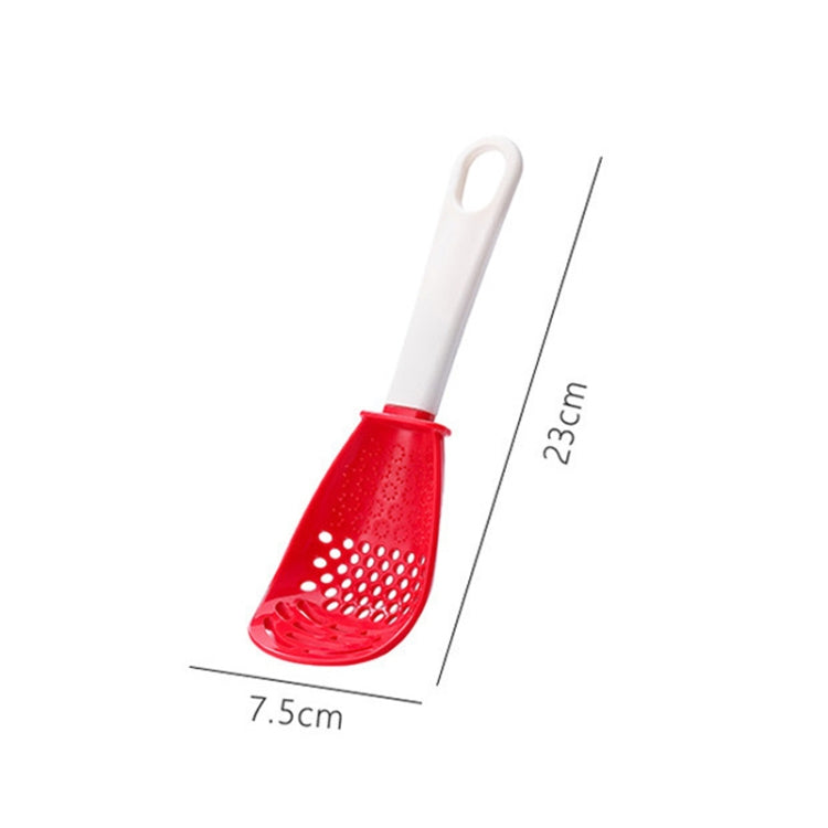 Kitchen Grinding And Draining Spoon(Red) by bashfashion