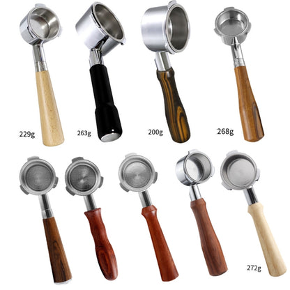 DL-1 Zinc Alloy Coffee Maker Bottomless Handle For Dongling, Style: Bamboo Without Buckle by bashfashion