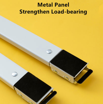 2 PCS Washing Machine Stand Movable Adjustable Refrigerator Base(Silver) by bashfashion