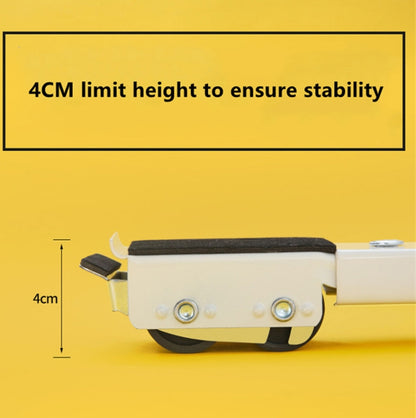 2 PCS Washing Machine Stand Movable Adjustable Refrigerator Base(Silver) by bashfashion